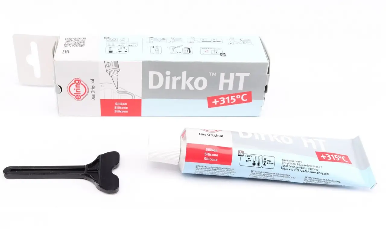 ELRING - Герметик прокладочный Dirko™ HT -60С° +315С° серый, 70мл / 036.164