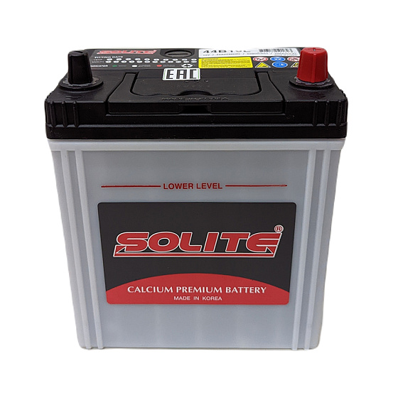 Аккумулятор - SOLITE Asia 44A/h (R+) 350А 187х127х225мм / SLT40R.B19.3B0