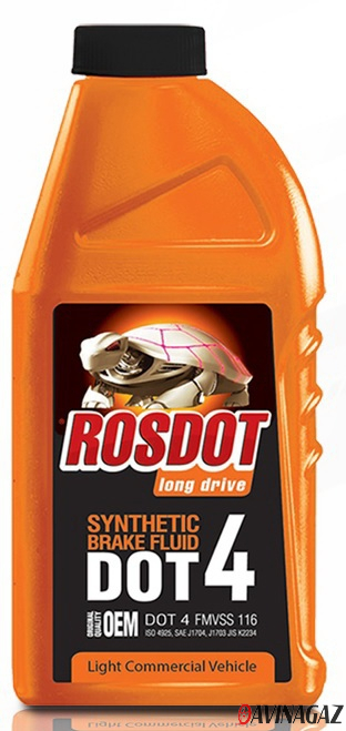 Жидкость тормозная - ROSDOT 4 LONG DRIVE, 455г / 430120003