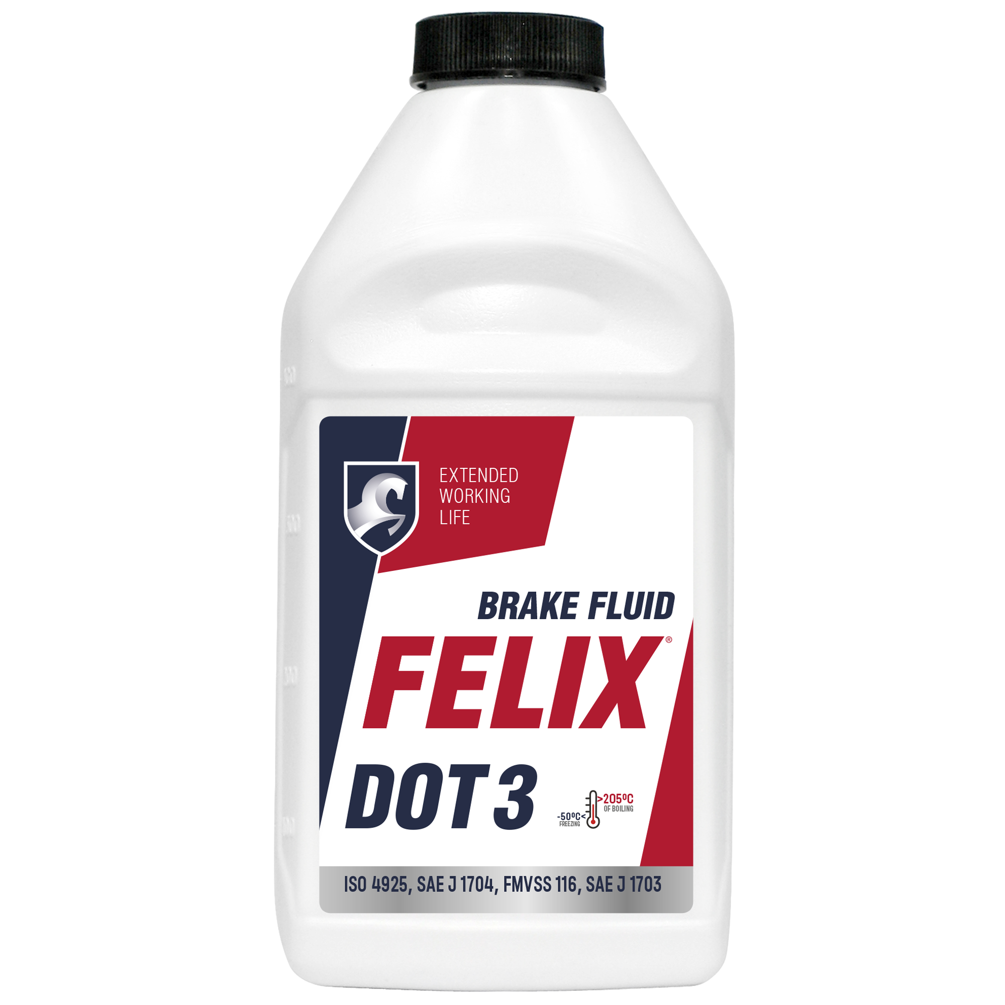 Жидкость тормозная - FELIX DOT 3, 455г / 430130007