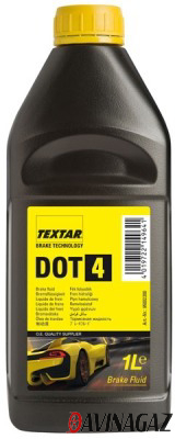 Жидкость тормозная - TEXTAR DOT 4, 1л / 95002200