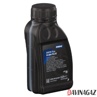 Жидкость тормозная - SWAG DOT4 Plus, 0.25л