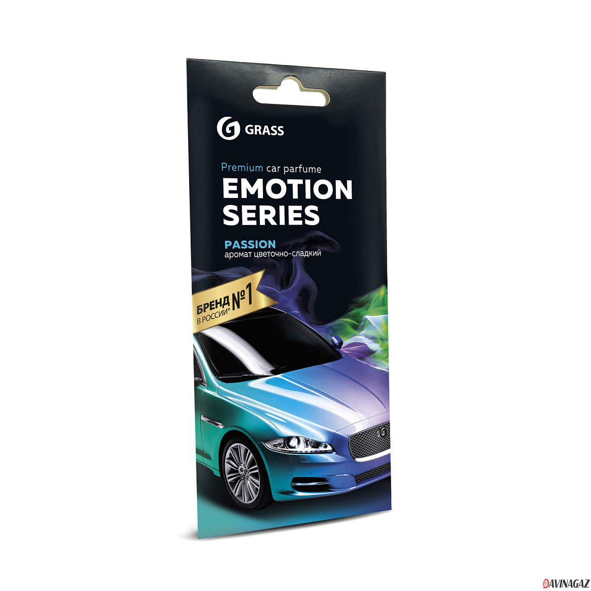 GRASS - Ароматизатор воздуха картонный Emotion Series Passion / AC-0199