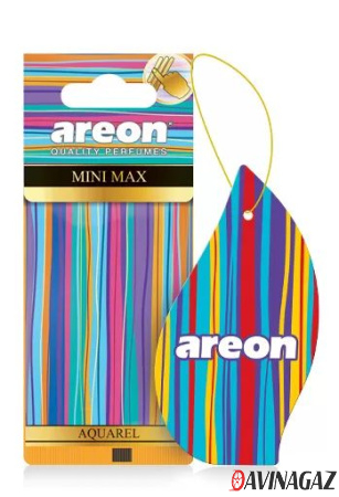 AREON - Ароматизатор Mini MAX Aquarel картонка мини / ARE-AMM02