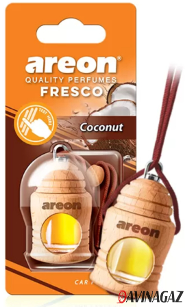 AREON - Ароматизатор FRESCO Coconut бутылочка дерево / ARE-FRN10