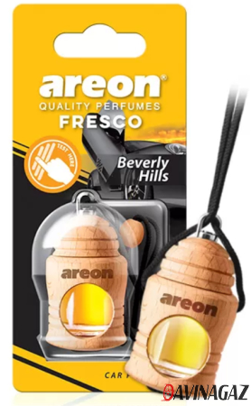 AREON - Ароматизатор FRESCO Beverly Hills бутылочка дерево / ARE-FRN14