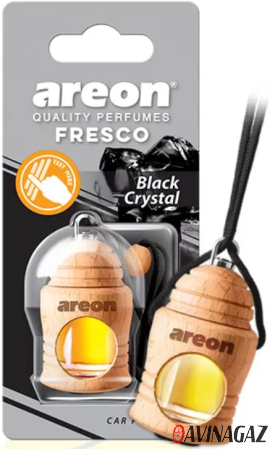 AREON - Ароматизатор FRESCO Black Crystal бутылочка дерево / ARE-FRN17