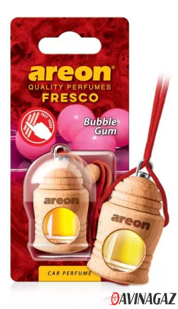 AREON - Ароматизатор FRESCO Bubble Gum бутылочка дерево / ARE-FRTN07