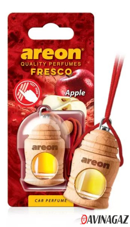 AREON - Ароматизатор FRESCO Apple бутылочка дерево / ARE-FRTN11