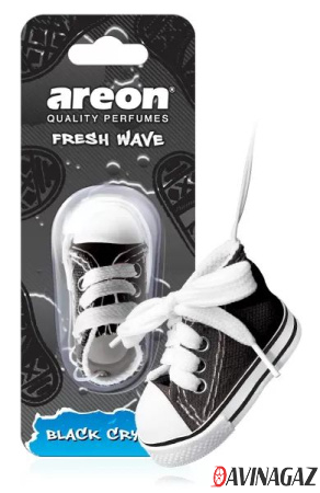 AREON - Ароматизатор FRESH WAVE Black Crystal кеды / ARE-FW01