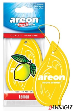 AREON - Ароматизатор REFRESHMENT Lemon картонка / ARE-MKS12