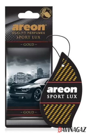 AREON - Ароматизатор SPORT LUX Gold картонка / ARE-SL01