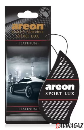 AREON - Ароматизатор SPORT LUX Platinum картонка / ARE-SL03