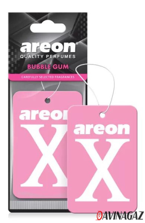 AREON - Ароматизатор AREON X Bubble Gum картонка / ARE-XV01D