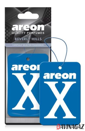 AREON - Ароматизатор AREON X Beverly Hills картонка / ARE-XV06B