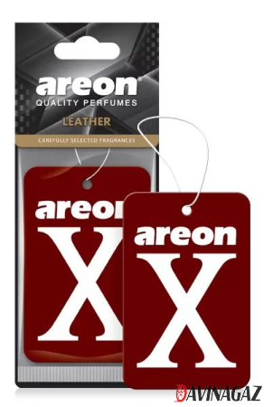 AREON - Ароматизатор AREON X Leather картонка / ARE-XV07B