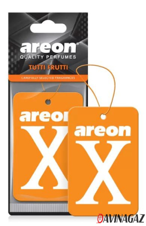 AREON - Ароматизатор AREON X Tutti Frutti картонка / ARE-XV14B