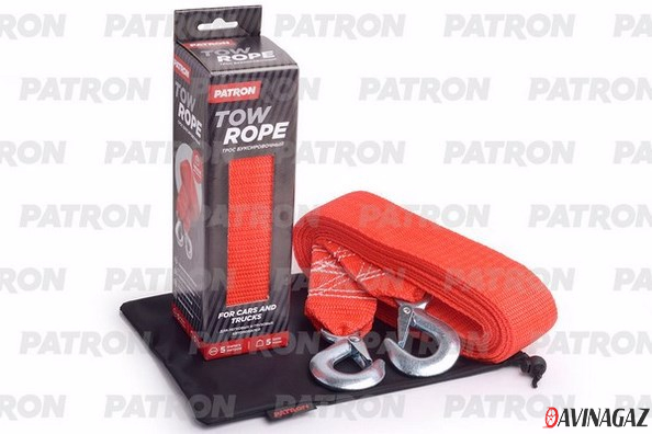 PATRON - Трос буксировочный 5т, 5м / PTR050