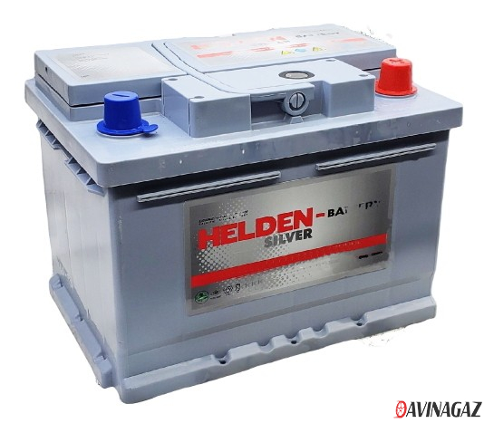 Аккумулятор - HELDEN SILVER 60Ah 500A R+ 242x175x190мм / SMF56068